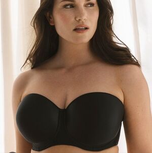 Warner’s Black Convertible Strapless Bra with Sticky Strips for Grip 40C